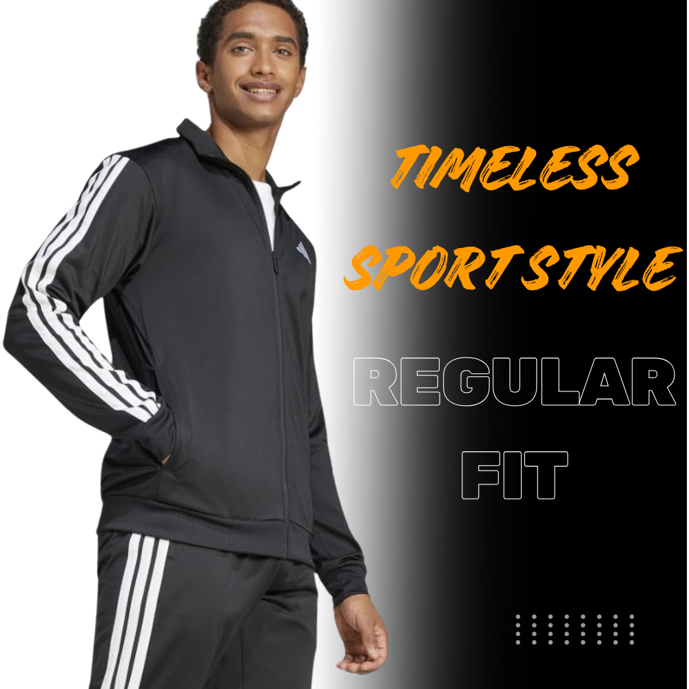 adidas Men's 3-Stripes Tricot Track Top 2