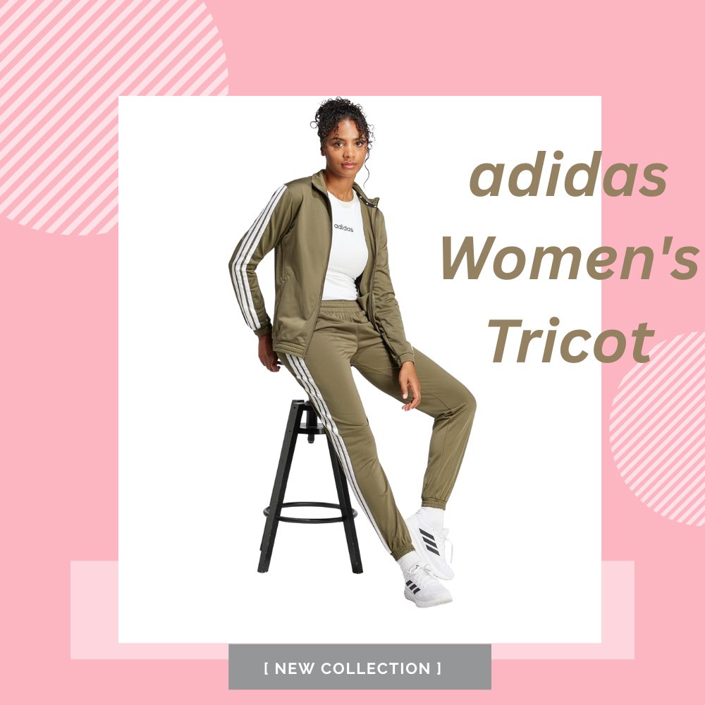 adidas Women's Tricot 3-Stripes Track Pants 1